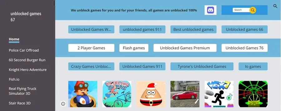 What is Unblocked Games 67